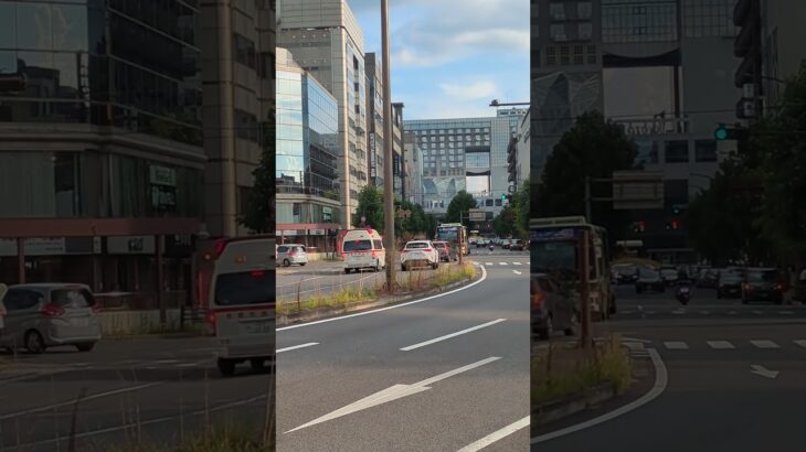 救急車緊急走行！ #救急車 #緊急走行 #緊急車両