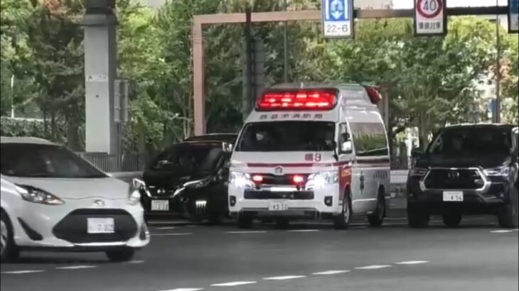 🚨赤信号を「神」突破🚨救急車🚨緊急走行🚨西宮市消防局🚨 #救急車 #緊急走行 #西宮市消防局