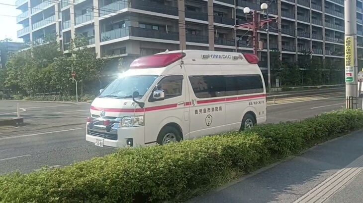 【緊急走行】ドクターカーとドッキングし救急搬送!鹿児島市消防局松元救急隊