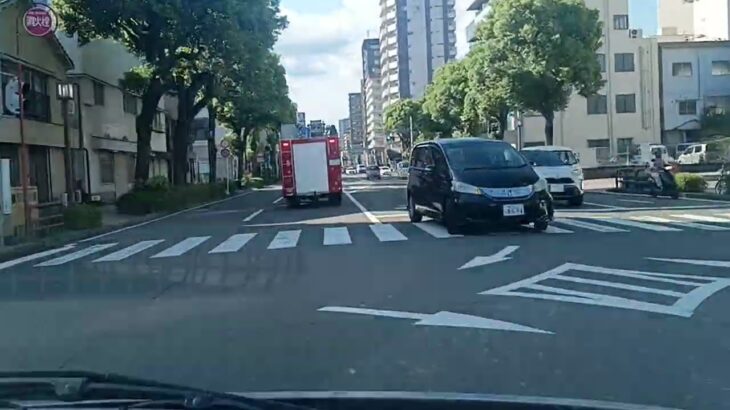 【緊急走行】鹿児島市長田町で建物火災発生!消防車多数出場!鹿児島市消防局甲南1号
