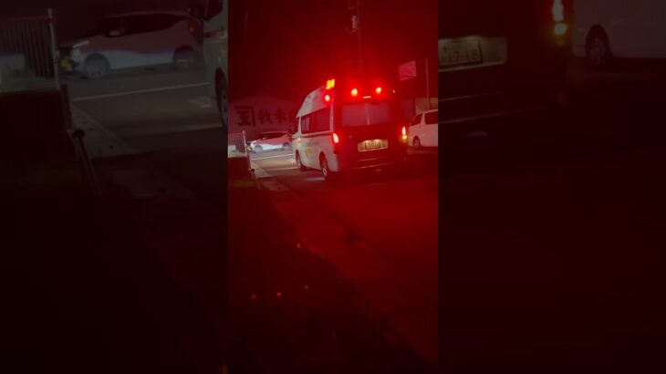 【今日も働く救急隊！】埼玉東部消防局　救急車(救急杉戸2) 緊急走行シーン！