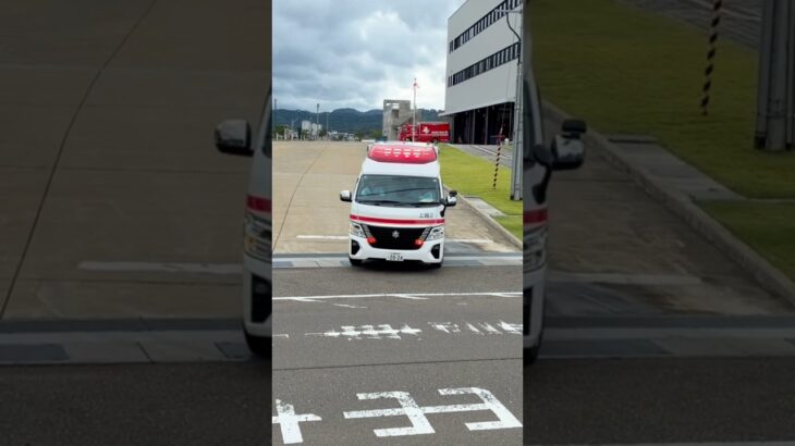 上越消防署管内急病事案へ出場する上越救急2