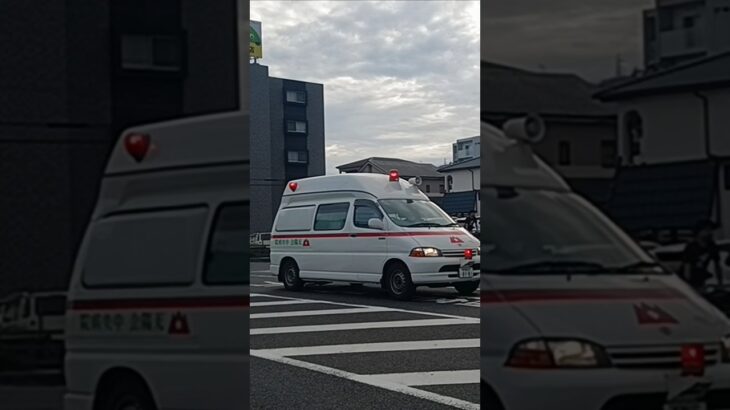 【緊急走行】2Bグランビア救急車の転院搬送!天陽会中央病院　病院救急車