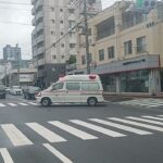 【緊急走行】貴重な2Bグランビア救急車が合成音声を吹鳴しながら日置市へ転院搬送!守屋病院ドクターカー
