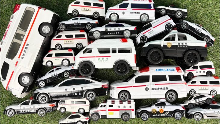 救急車＆パトカー 緊急走行！サイレン鳴らして坂道を走る！｜Ambulance & Police Car