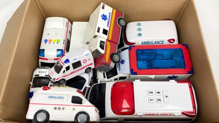救急車のミニカー走る。坂道緊急走行テスト。サイレンあり☆Ambulance mini car run. Slope emergency driving test! There is a siren.
