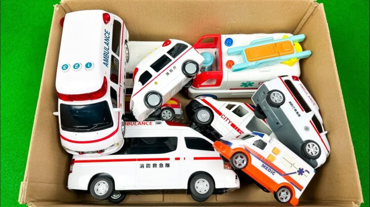 救急車のミニカー走る。坂道緊急走行テスト。サイレンあり☆Ambulance mini car run. Slope emergency driving test! There is a siren.