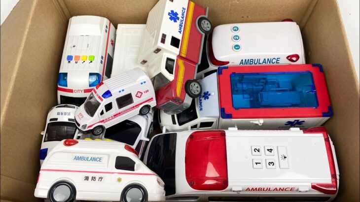 救急車のミニカー走る。坂道緊急走行テスト。サイレンあり☆Ambulance mini car run. Slope emergency driving test! There is a siren.