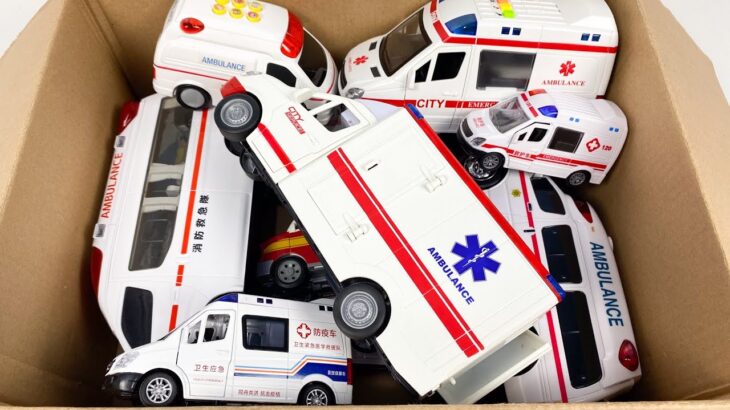 救急車のミニカー走る。坂道緊急走行テスト。サイレンあり☆Ambulance mini car run. Slope emergency driving test! There is a siren.