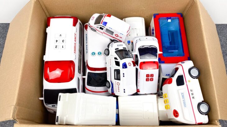 救急車のミニカー走る。坂道緊急走行テスト。サイレンあり☆Ambulance mini car run. Slope emergency driving test! There is a siren.