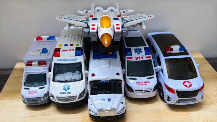 救急車のミニカー走る☆緊急走行テスト☆坂道走るよ｜ Ambulance miniature car runs! Emergency driving test