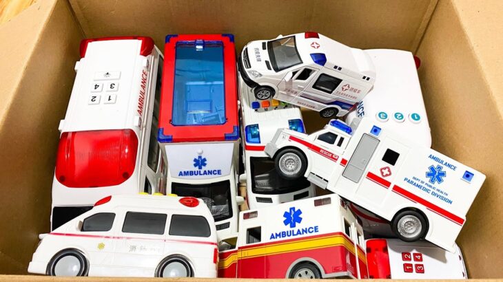 救急車のミニカー走る！緊急走行テスト！坂道走行です☆ Ambulance minicar runs in an emergency with sirens sounding!
