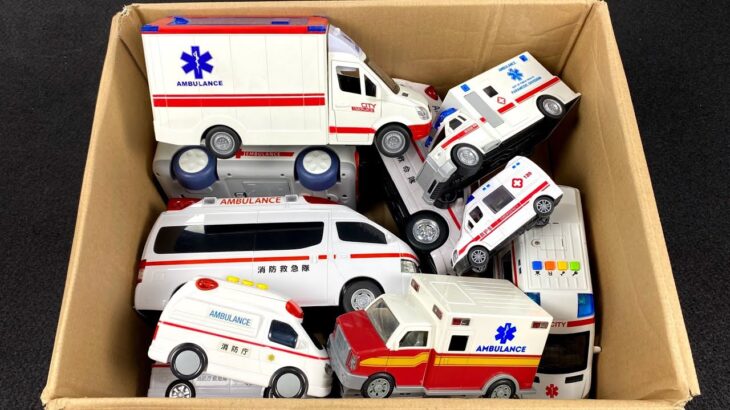 救急車のミニカー走る！緊急走行テスト！坂道走行です☆ Ambulance minicar runs in an emergency with sirens sounding!