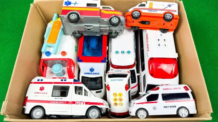 救急車のミニカー走る！緊急走行テスト！坂道走行です☆ Ambulance minicar runs in an emergency with sirens sounding!