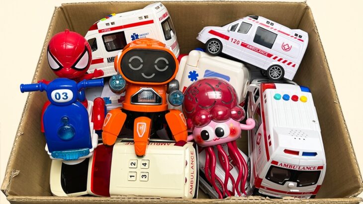 救急車のミニカー走る！緊急走行テスト！坂道走行です☆ Ambulance minicar runs in an emergency with sirens sounding!