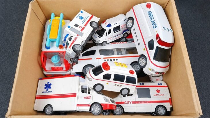 救急車のミニカー走る！緊急走行テスト！坂道走行です☆ Ambulance minicar runs in an emergency with sirens sounding!