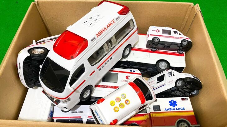 救急車のミニカー走る！緊急走行テスト！坂道走行です☆ Ambulance minicar runs in an emergency with sirens sounding!