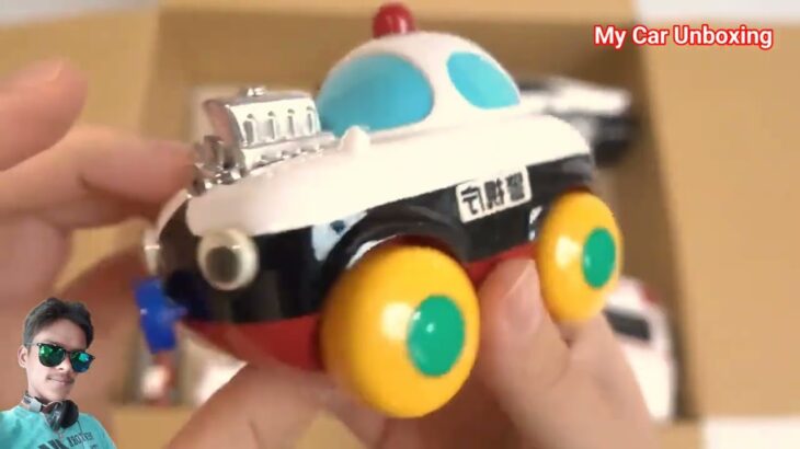 救急車パトカー消防車のミニカーが走る走る! 坂道を緊急走行テスト Ambulance police car Minicar of fire truck run run! Slope drive