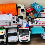 救急車とパトカーの緊急走行テスト！サイレン音と飛行機おもちゃ★Kids Toy Cars⁠