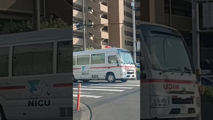 【緊急走行】転院搬送!鹿児島市立病院NICUドクターカー