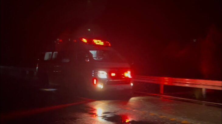 【救急車緊急走行】祭典中にPA連携入電！救急中央2先行出動！！　［掛川市消防本部］