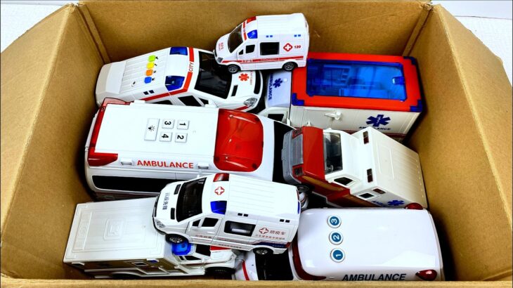 救急車のミニカー緊急走行テストしました☆サイレン走行ambulance minicar