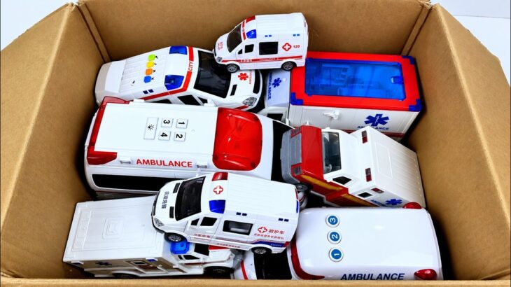 救急車のミニカー緊急走行テストしました☆サイレン走行ambulance minicar