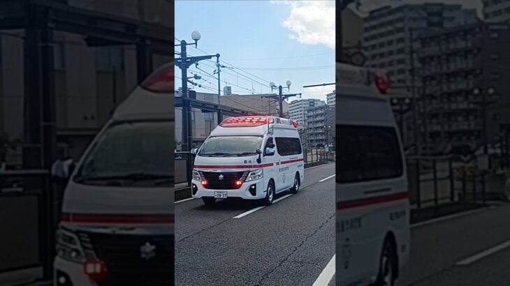 【緊急走行】ドクターカーとドッキングし救急搬送!鹿児島市消防局郡元救急隊