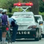 😳😳自転車と車の事故😳😳🚨パトカー🚨兵庫県警🚨 #事故 #交通事故 #事故現場 #パトカー #赤色灯 #兵庫県警