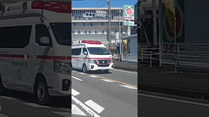 【緊急走行】新型パラメ!鹿児島市消防局喜入救急隊