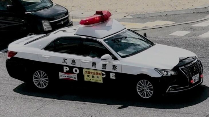 パトカー　緊急走行