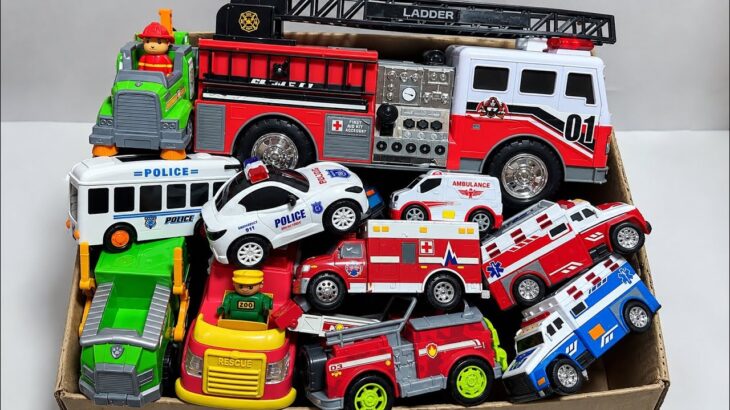 パトカー・救急車・消防車の緊急走行 🚓🚑🚒 | サイレン音＆坂道走行テスト