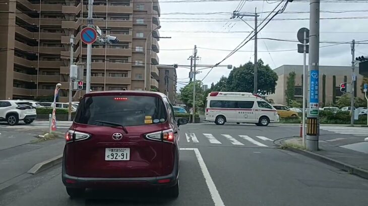 【緊急走行】アクティビーコン搭載救急車が市立病院へ救急搬送!鹿児島市消防局甲南救急隊
