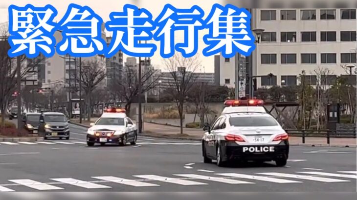 【緊急走行集】北九州市警察部 機動警察隊 パトカー 緊急走行！