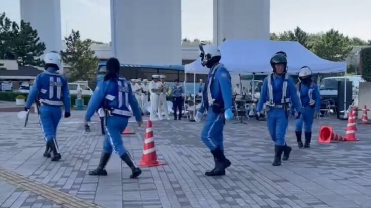 🫡🫡コースをチェックする白バイ隊員達🫡🫡 #白バイ #白バイ隊員 #女性白バイ隊員 #兵庫県警