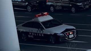 パトカー　緊急走行