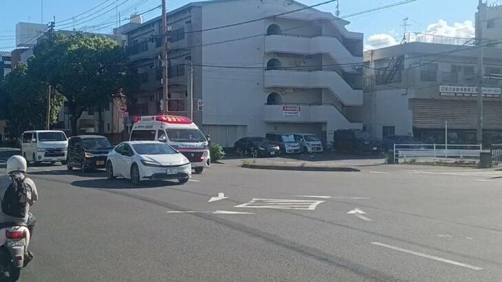 【緊急走行】ドクターカー支援!鹿児島市消防局高度救急隊ドクターカー