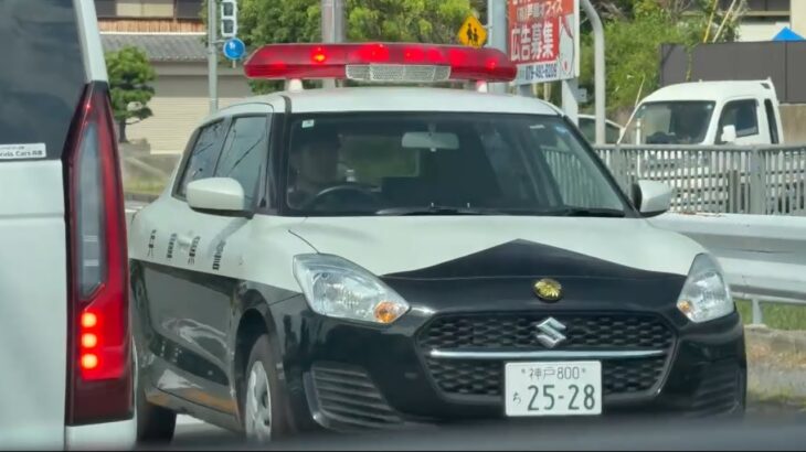 🚨パトカー🚨兵庫県警🚨パトロール🚨赤色灯🚨 #パトカー #兵庫県警 #走行動画 #赤色灯 #ミニパト