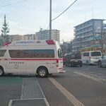 【緊急走行】ハイメディック救急車が市立病院へ救急搬送!鹿児島市消防局西本署非常用救急（上町救急代車運用中）