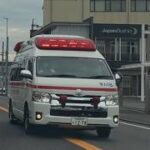 緊急走行！リモートサイレンと合成音声で緊走する宇都宮市消防局救急隊（救急簗下1）