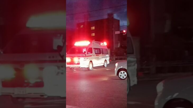 【緊急走行】長距離搬送!いちき串木野市消防本部いくしょう救急1