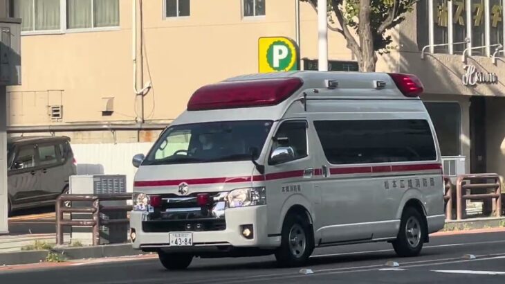 松本広域消防局本郷消防署本郷救急1が緊急走行！！