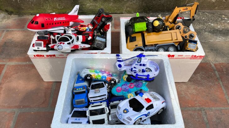 🚨 パトカー・救急車・消防車など緊急車両100台が大集合！実車と徹底比較＆激坂緊急走行チャレンジ！