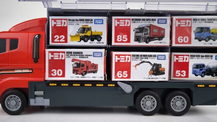8 Tomica Emergency Vehicles | Unboxing & Convoy Driving Test ~ トミカ緊急車両コンボイ出動