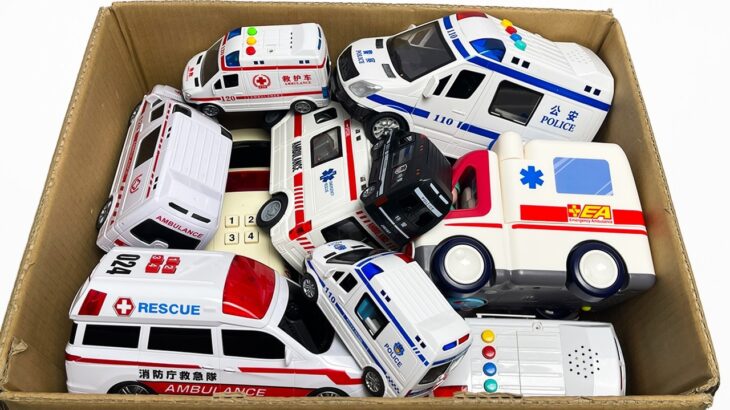 救急車のミニカー走る！緊急走行テスト！坂道走行です☆ Ambulance minicar runs in an emergency with sirens sounding!