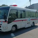 【緊急走行】転院搬送!リモートサイレンを吹鳴しながら交差点右折！鹿児島市立病院NICUドクターカー