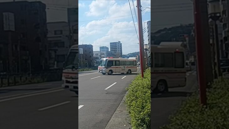 【緊急走行】市立病院へ転院搬送!鹿児島市立病院NICUドクターカー