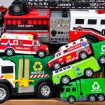 消防車・ゴミ収集車・パトカー・救急車コレクションに新しい仲間が登場！🚒🚛🚓🚑 | 緊急走行＆坂道走行テスト