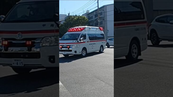 【緊急走行】医療機関へ救急搬送!鹿児島市消防局甲南救急隊