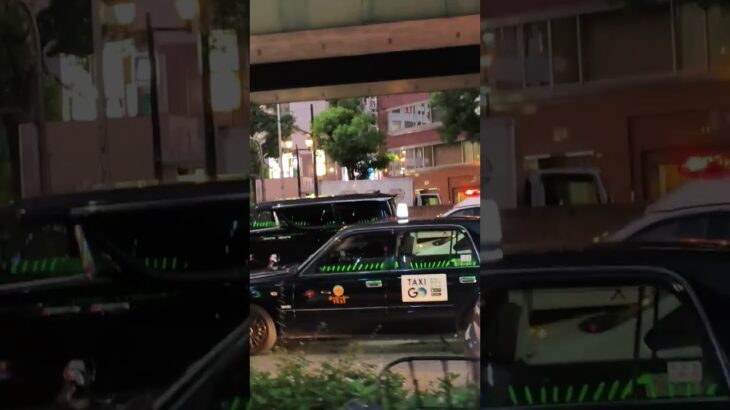 難波で薬物事案か？職務質問拒否者を追いかけるパトカー緊急走行